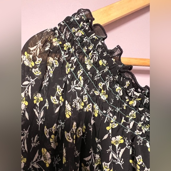 FREE PEOPLE Trumpet Sleeve Off Shoulder Blouse - Picture 4 of 9